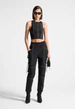 reflective-piped-racer-crop-top-black