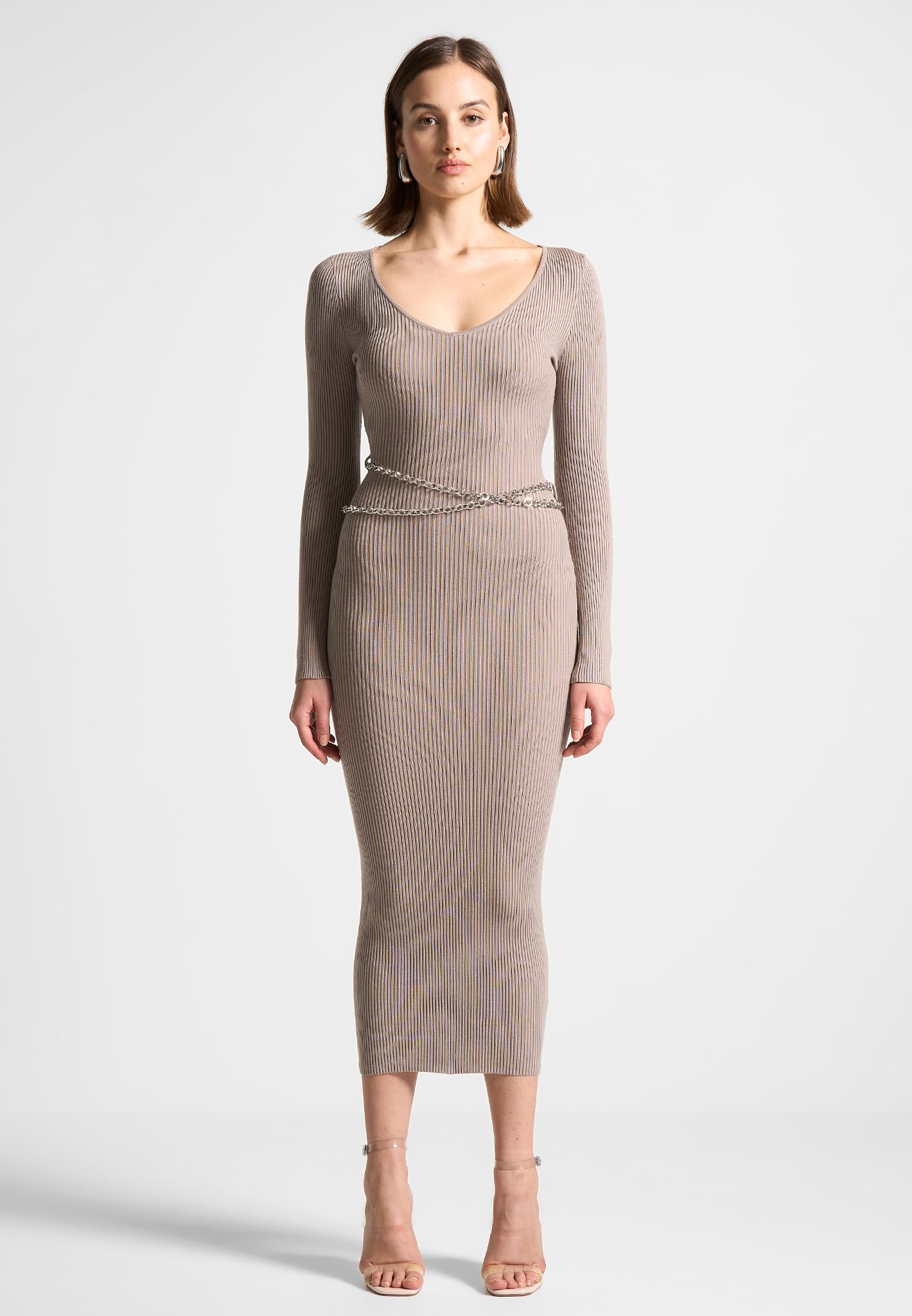 ribbed-knit-midaxi-dress-with-chain-belt-taupe