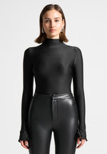 ruffle-cuff-mock-neck-bodysuit-black