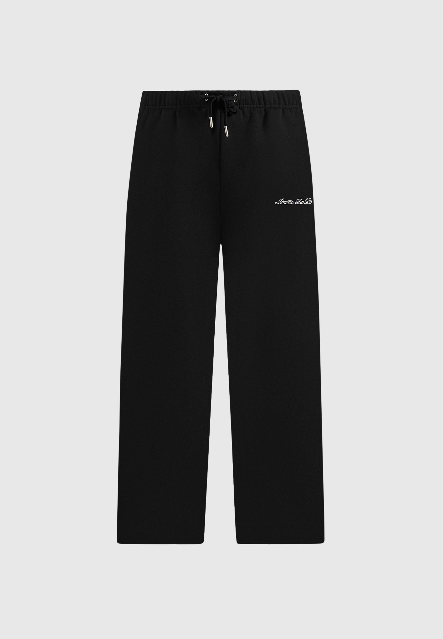 JS003 - Unisex Signature Wide Leg Sweatpants - Black