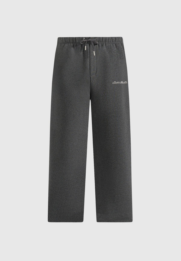 JS003 - Unisex Signature Wide Leg Joggers - Charcoal Grey