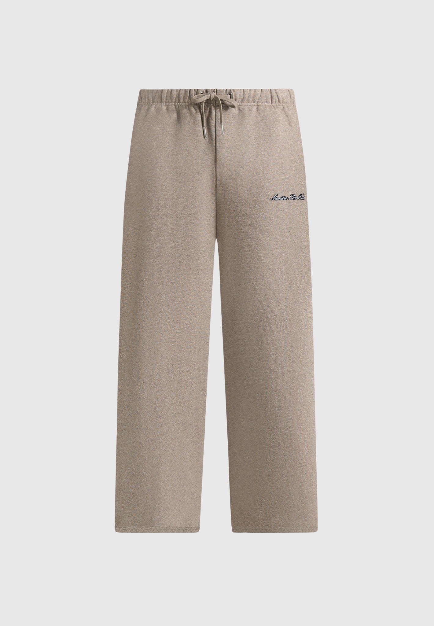 JS003 - Unisex Signature Wide Leg Sweatpants - Taupe