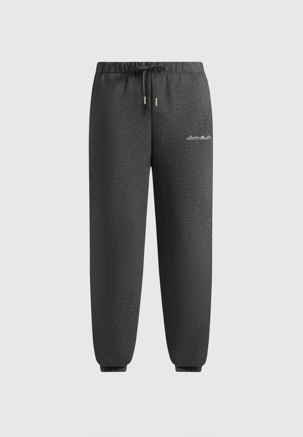 JS005 - Signature Regular Fit Cuffed Joggers - Charcoal Grey