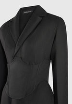 tailored-blazer-dress-with-reversible-corset-black