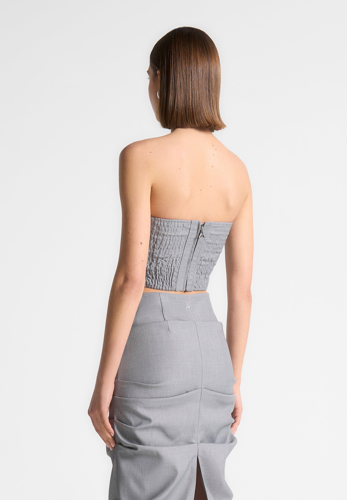 tailored-pleated-bandeau-corset-top-grey
