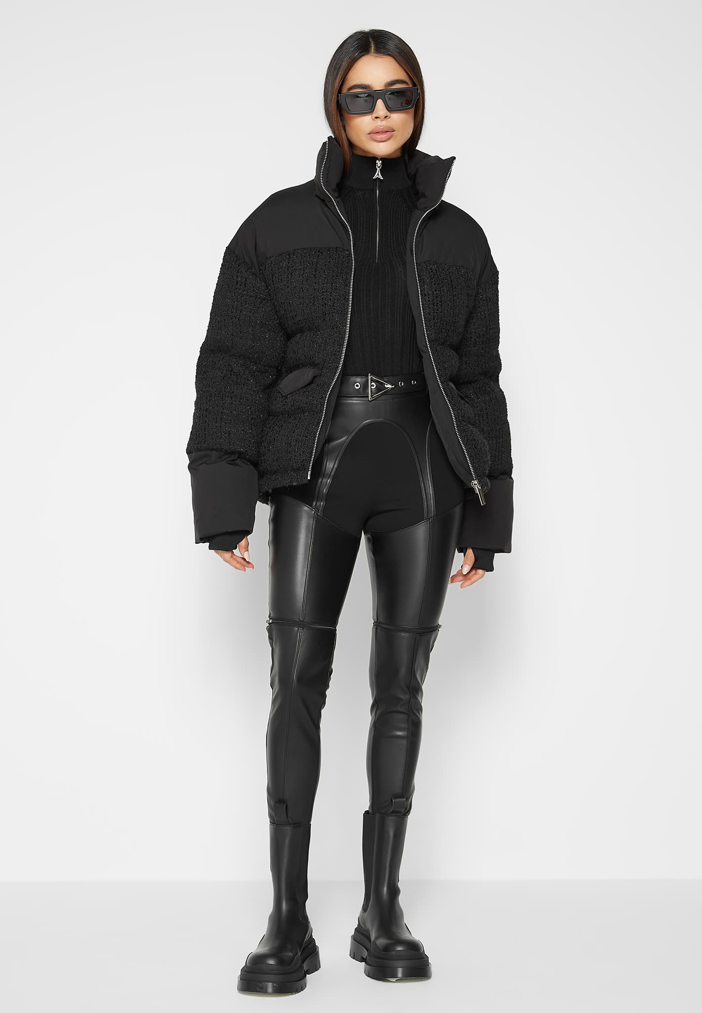 tweed-puffer-coat-black 