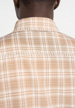 blake-unisex-whipstitch-check-shirt-beige