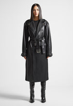 vegan-leather-biker-trench-coat-black