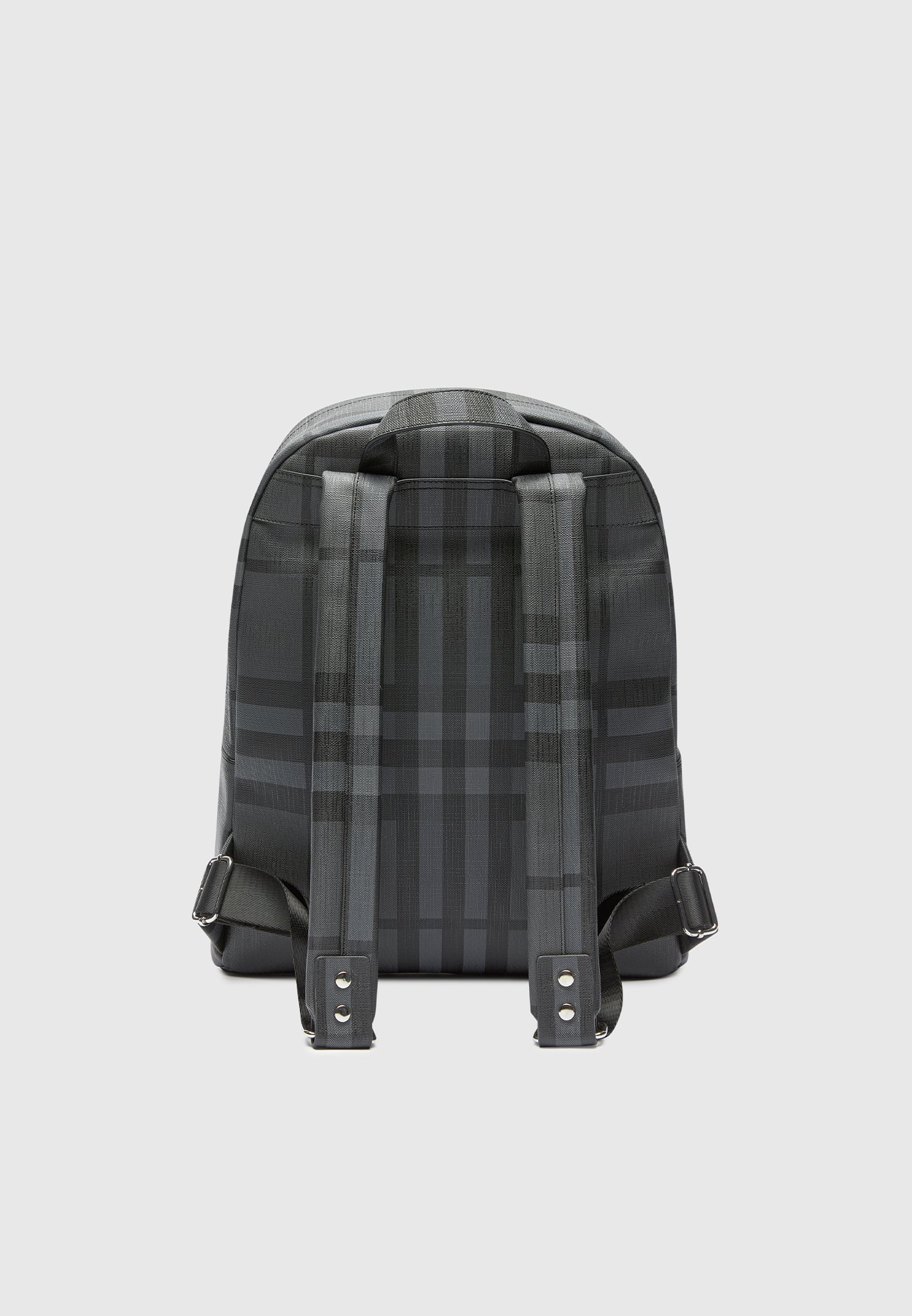 vegan-leather-check-backpack-grey