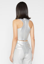 vegan-leather-metallic-corset-top-silver