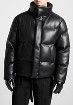 vegan-leather-puffer-jacket-black