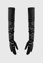 long-leather-ruched-gloves-black