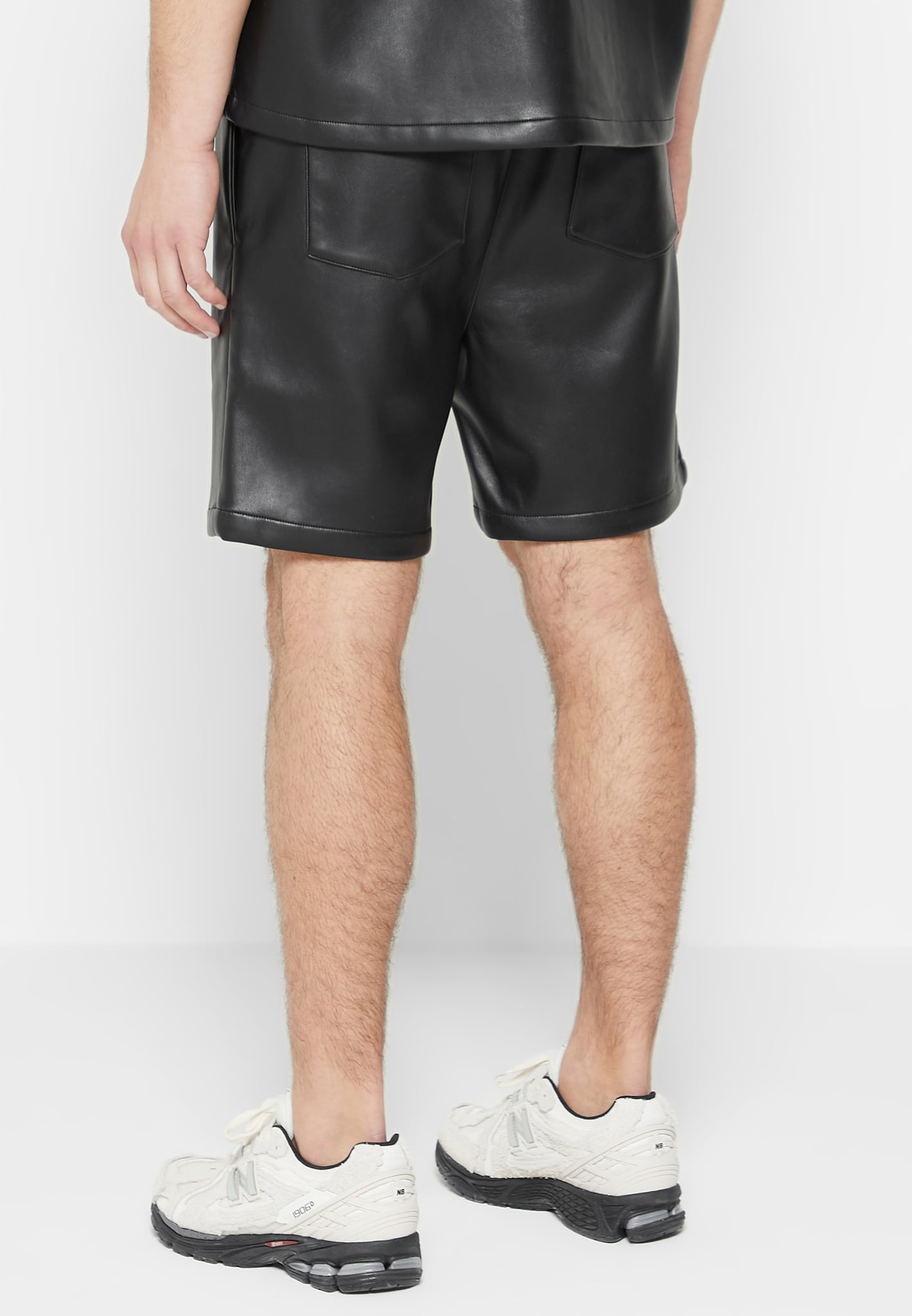 Male clearance leather shorts