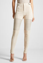 vegan-leather-and-suede-ribbed-leggings-beige