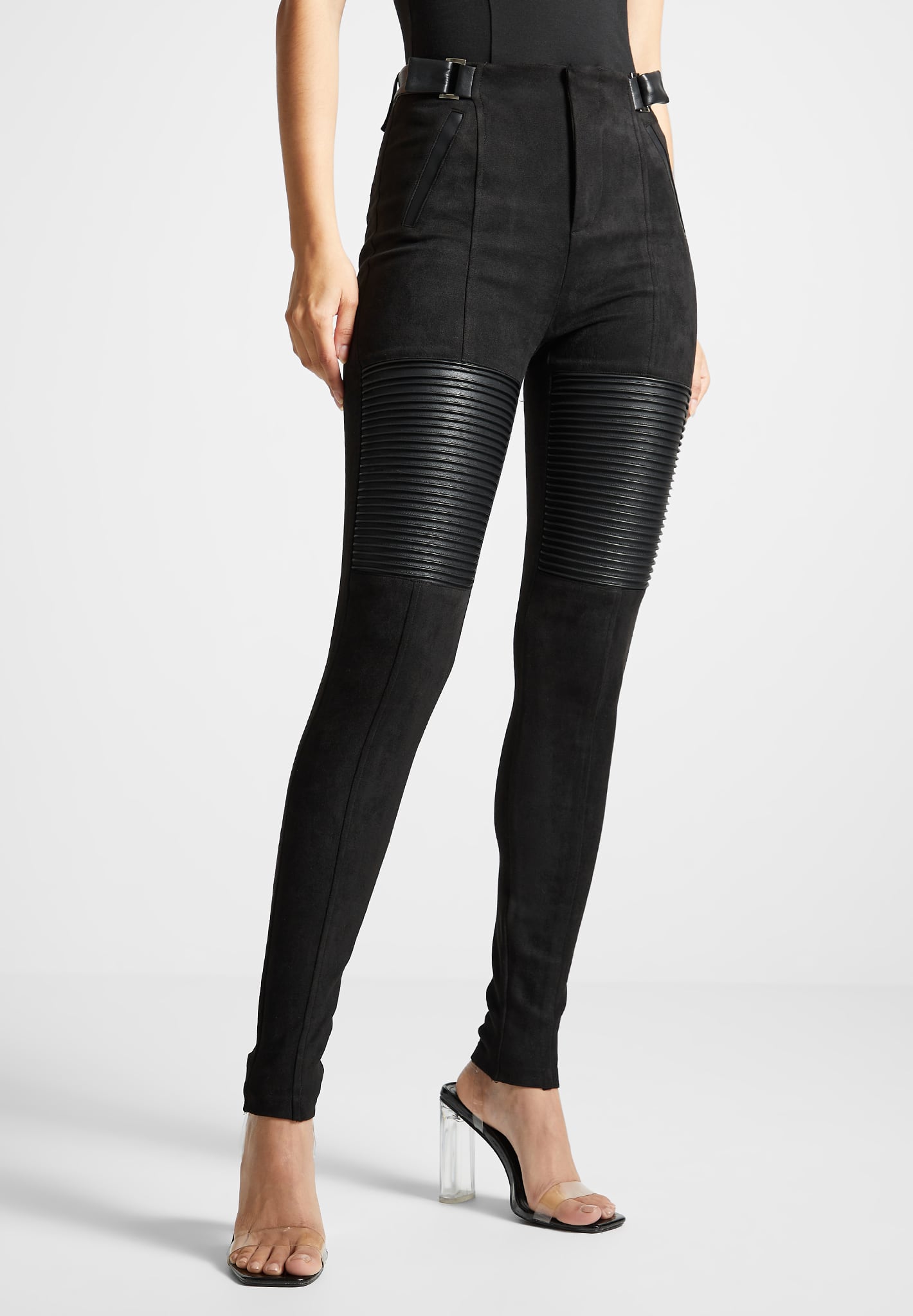 vegan-leather-and-suede-ribbed-leggings-black