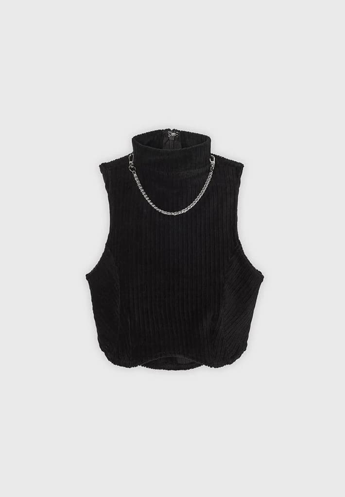 detachable-chain-ribbed-velour-top-black