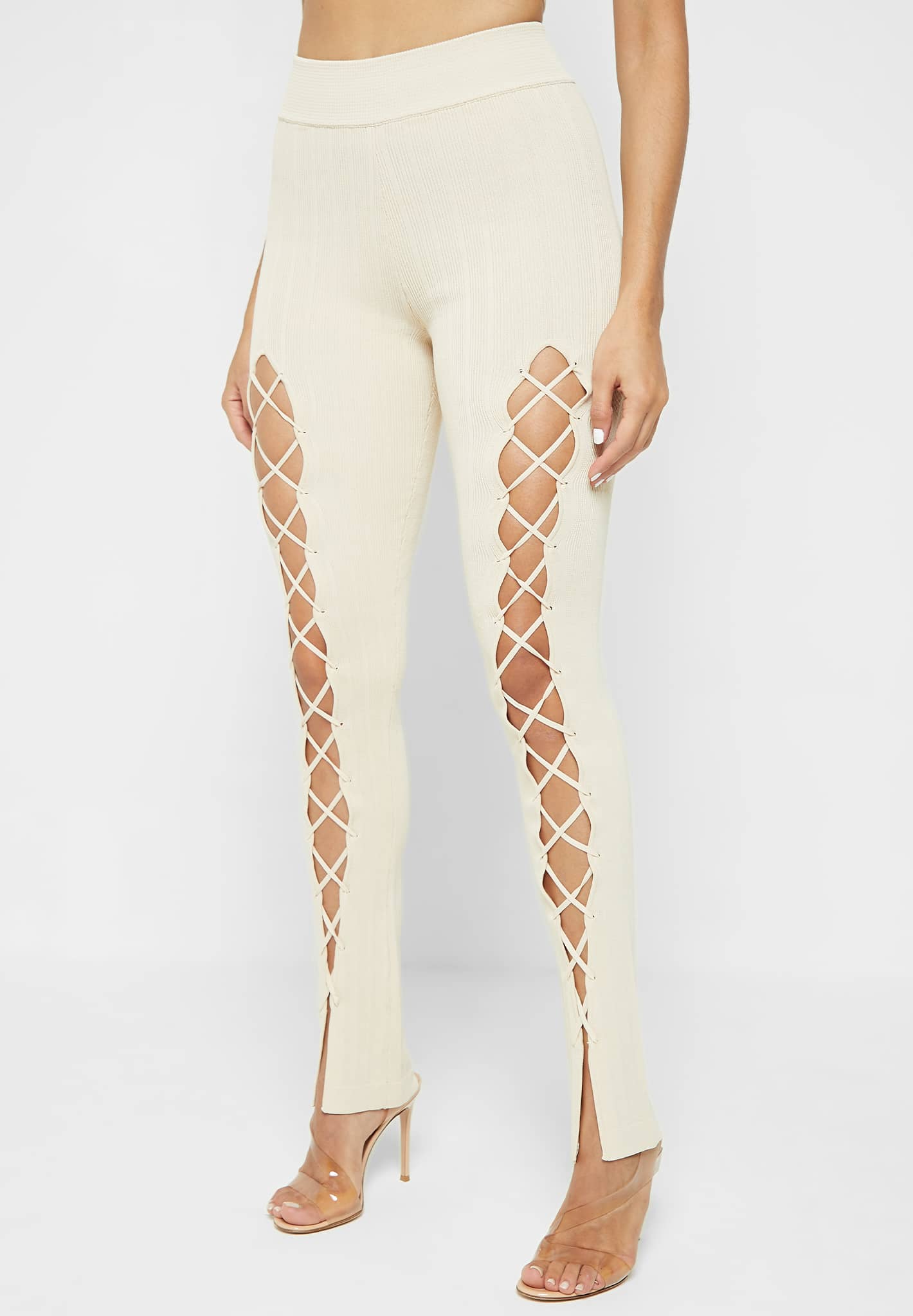 knitted-caged-leggings-beige