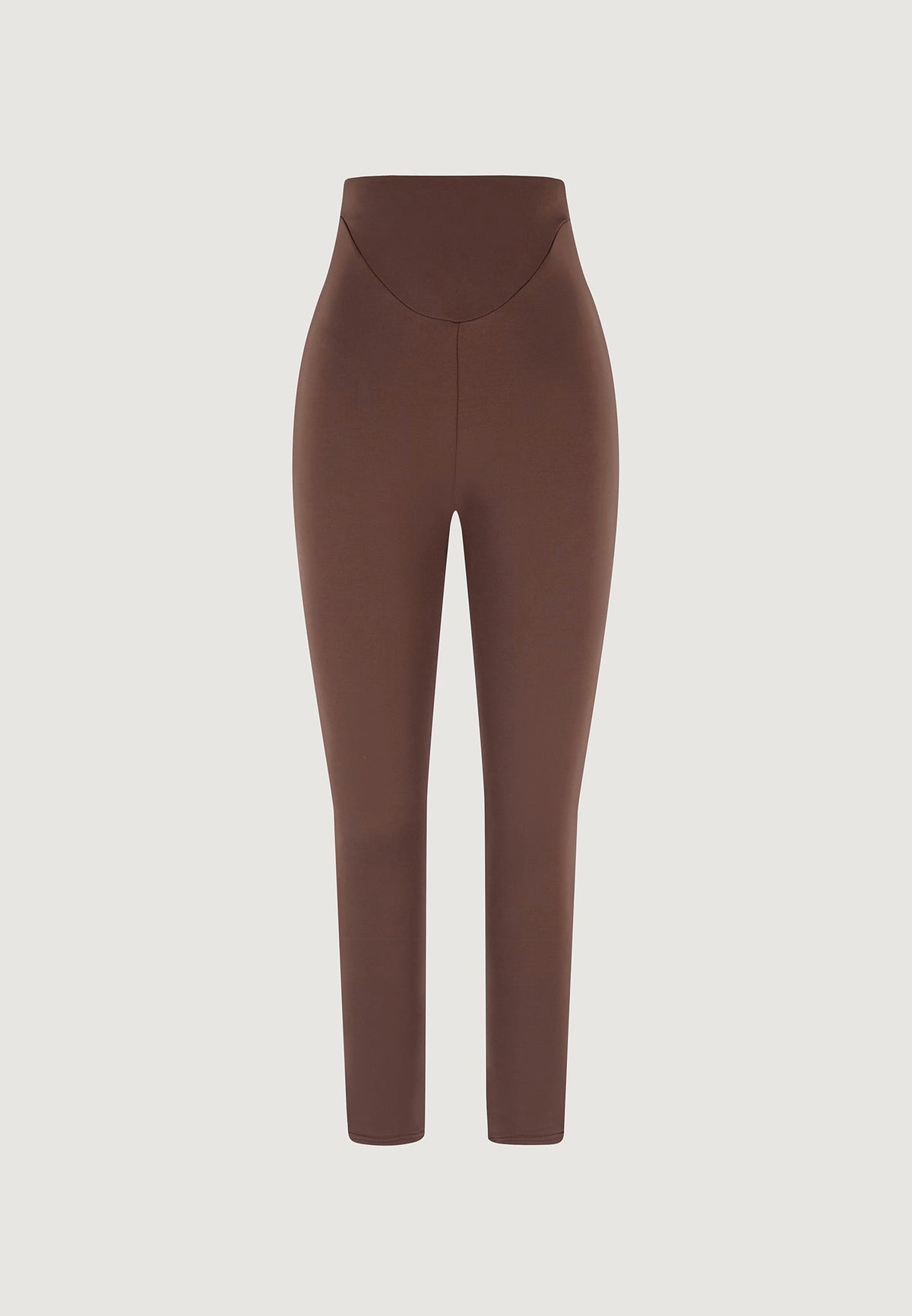 LS001 - High Waisted Leggings - Brown