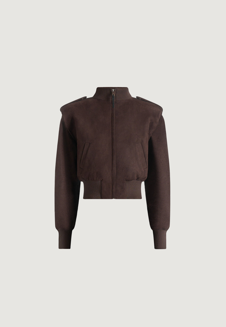 delfina-suede-layered-shoulder-cropped-bomber-jacket-brown