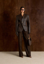 ina-leather-cinched-waist-kimono-blazer-brown