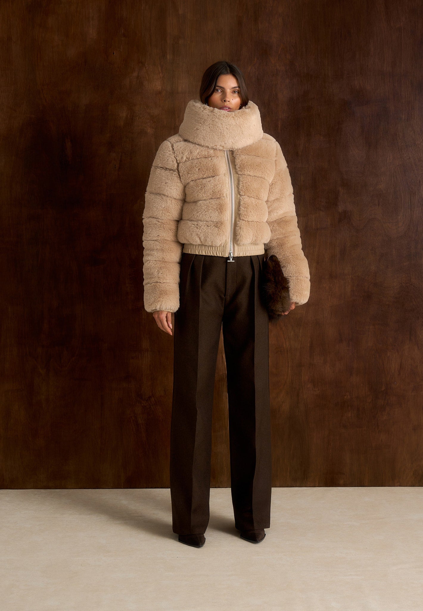 ama-plush-ribbed-jacket-with-neck-scarf-beige