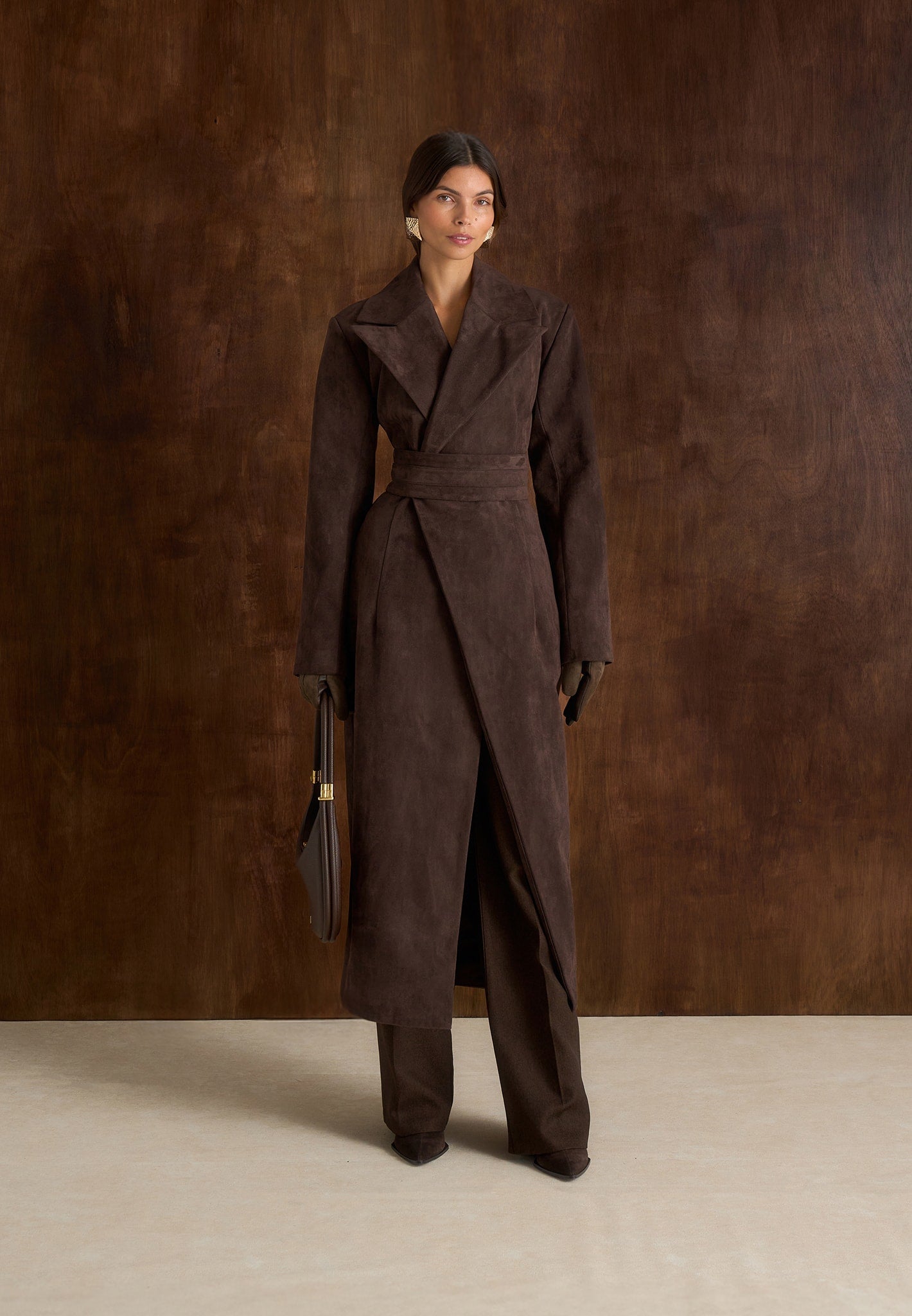 esma-suede-asymmetric-coat-with-cinch-belt-brown
