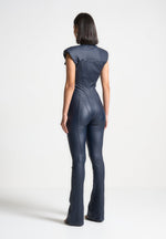 wax-coated-denim-jumpsuit-indigo