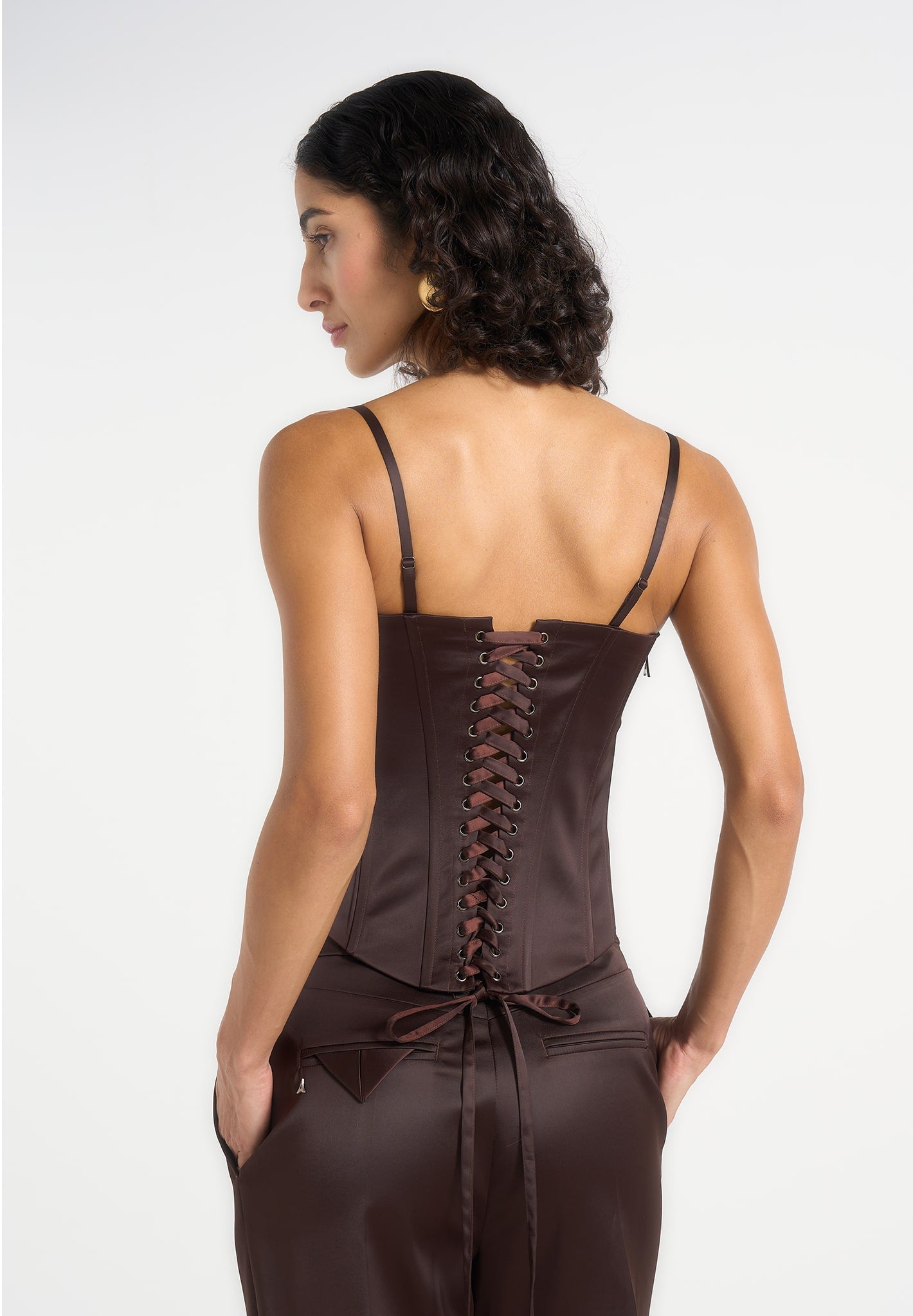 scarlett-satin-lace-up-corset-brown 