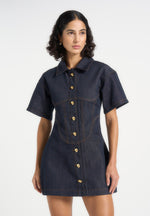 mathilde-corset-contrast-stitch-denim-dress-indigo