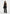Christine - Tailored Cinched Suit Vest - Black