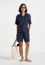 harley-unisex-textured-revere-shirt-navy