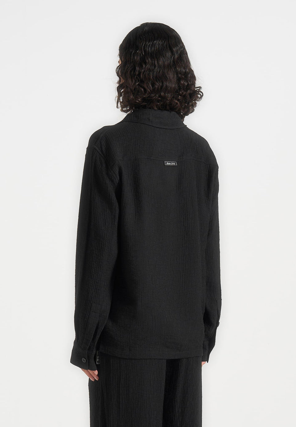 bailey-unisex-textured-long-sleeve-shirt-black