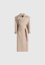 Esther - Trench Coat With Double Belt - Beige