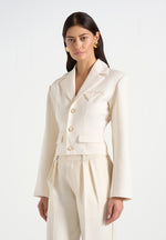 prisca-tailored-cropped-blazer-cream