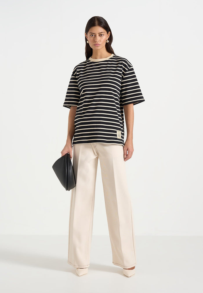 riley-unisex-striped-relaxed-fit-cotton-t-shirt-black-cream