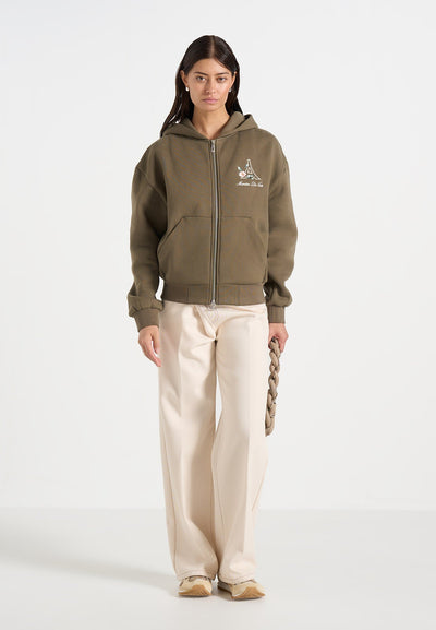 js009-unisex-floral-eiffel-zip-hoodie-olive