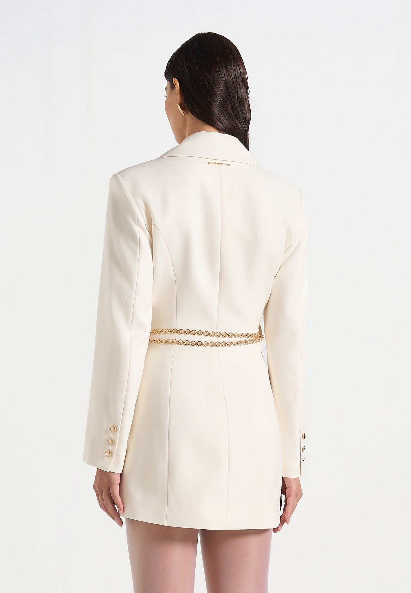 zara-double-breasted-blazer-dress-with-chain-off-white