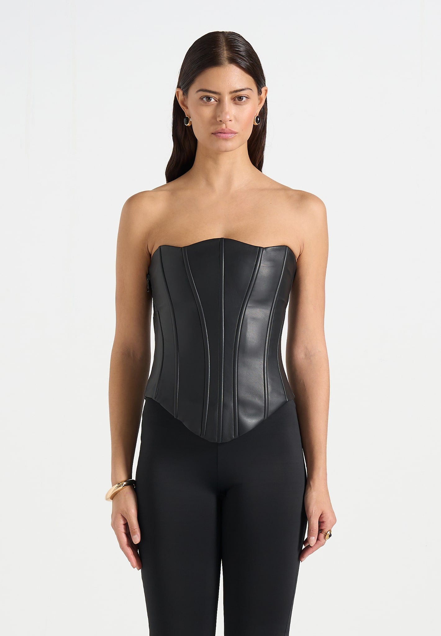 scarlett-leather-lace-up-corset-black