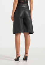 hazel-leather-wrapover-bermuda-shorts-black