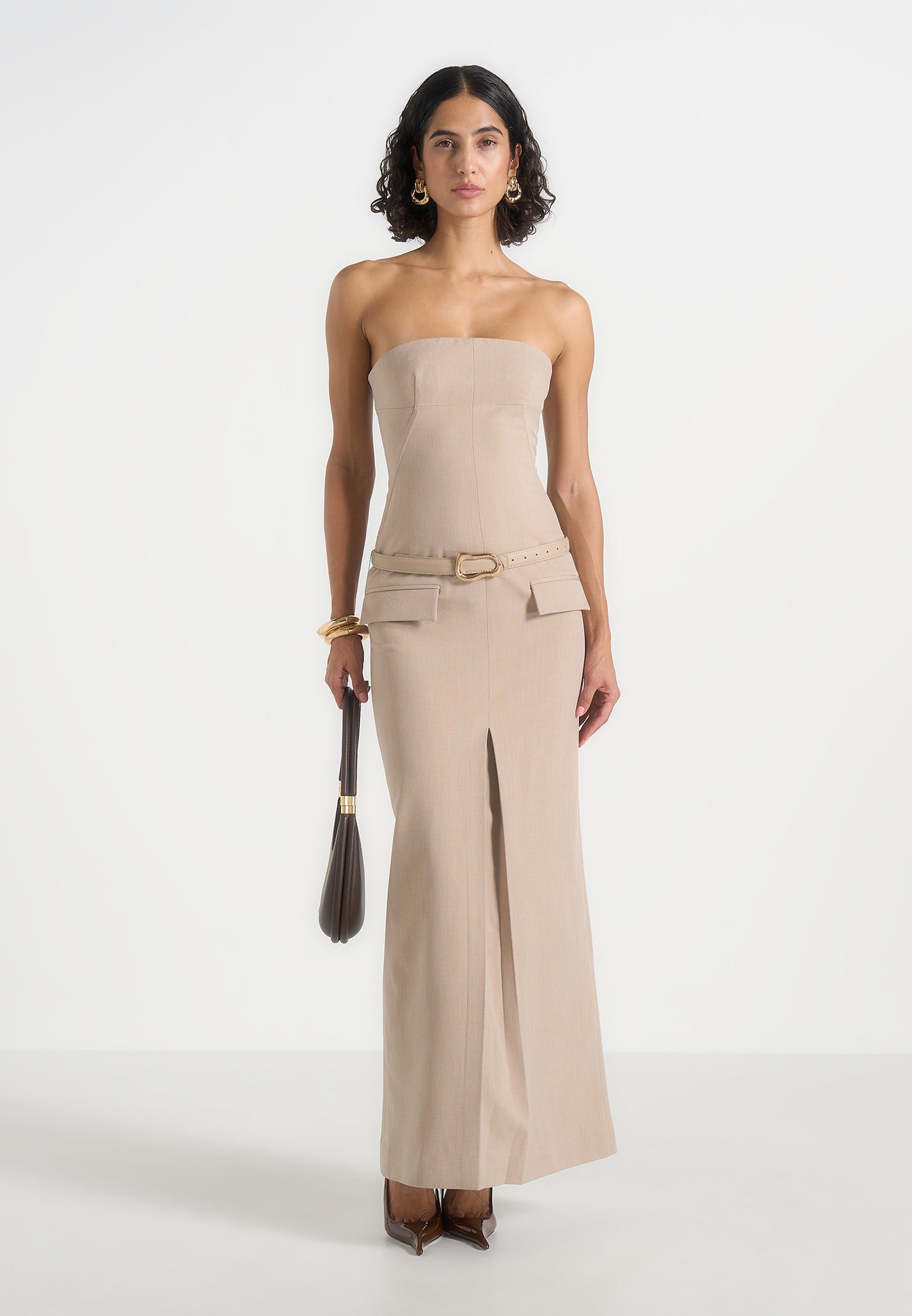 tabitha-tailored-bandeau-belted-maxi-dress-beige