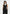Irene - Collar Detail Cinched Suit Vest - Black/White
