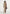 Julie - Two Tone Tailored Pants - Taupe/Brown