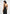 Saffron - Satin Belted Maxi Dress - Black