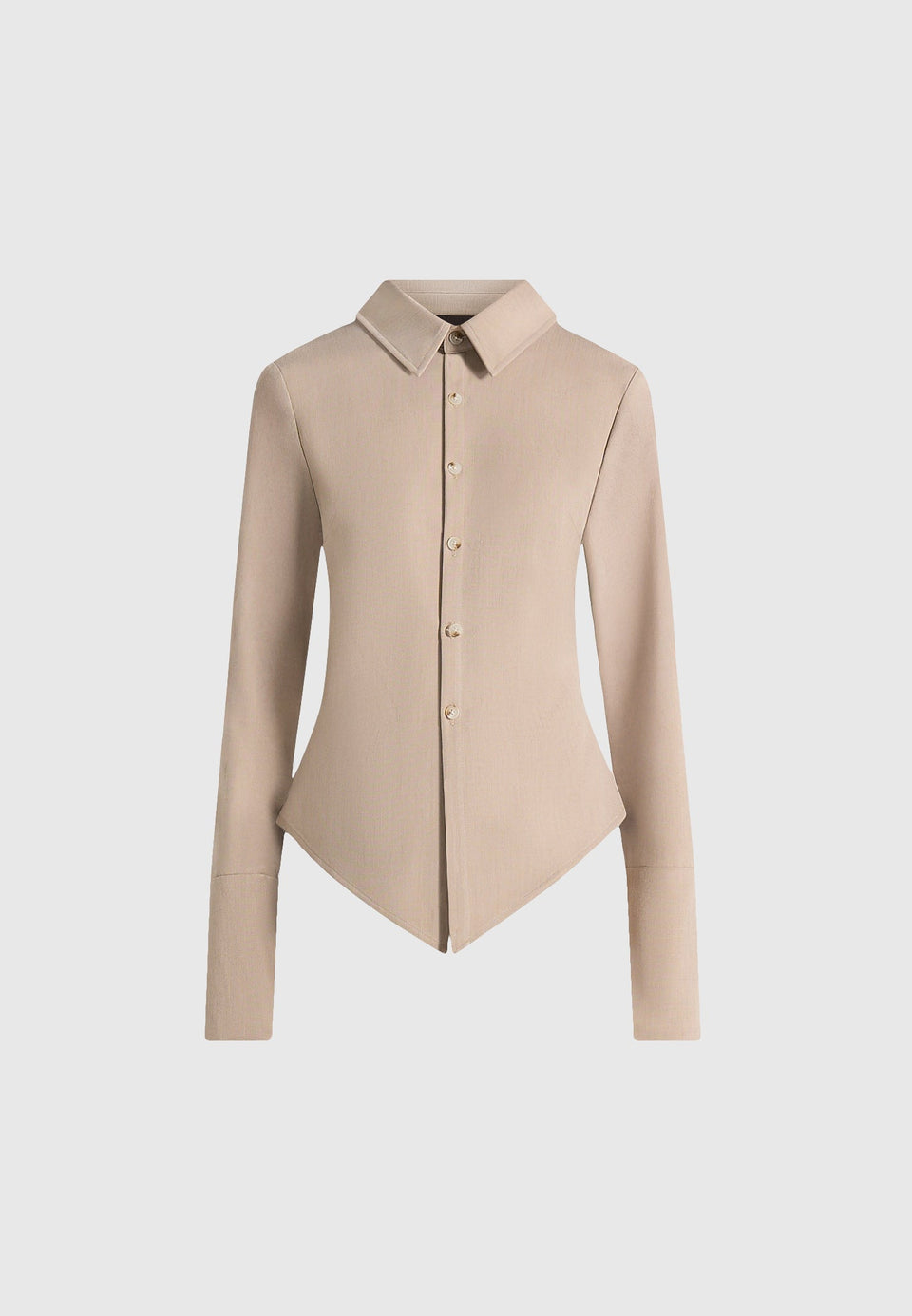 sonia-tailored-cinch-shirt-beige