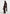 Edena - Asymmetric Ruched Draped Maxi Dress - Brown