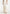Fiona - Satin Fan Pleat Maxi Skirt - Ivory
