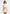 Keira - Corset Overlay Shirt Mini Dress - White/Taupe