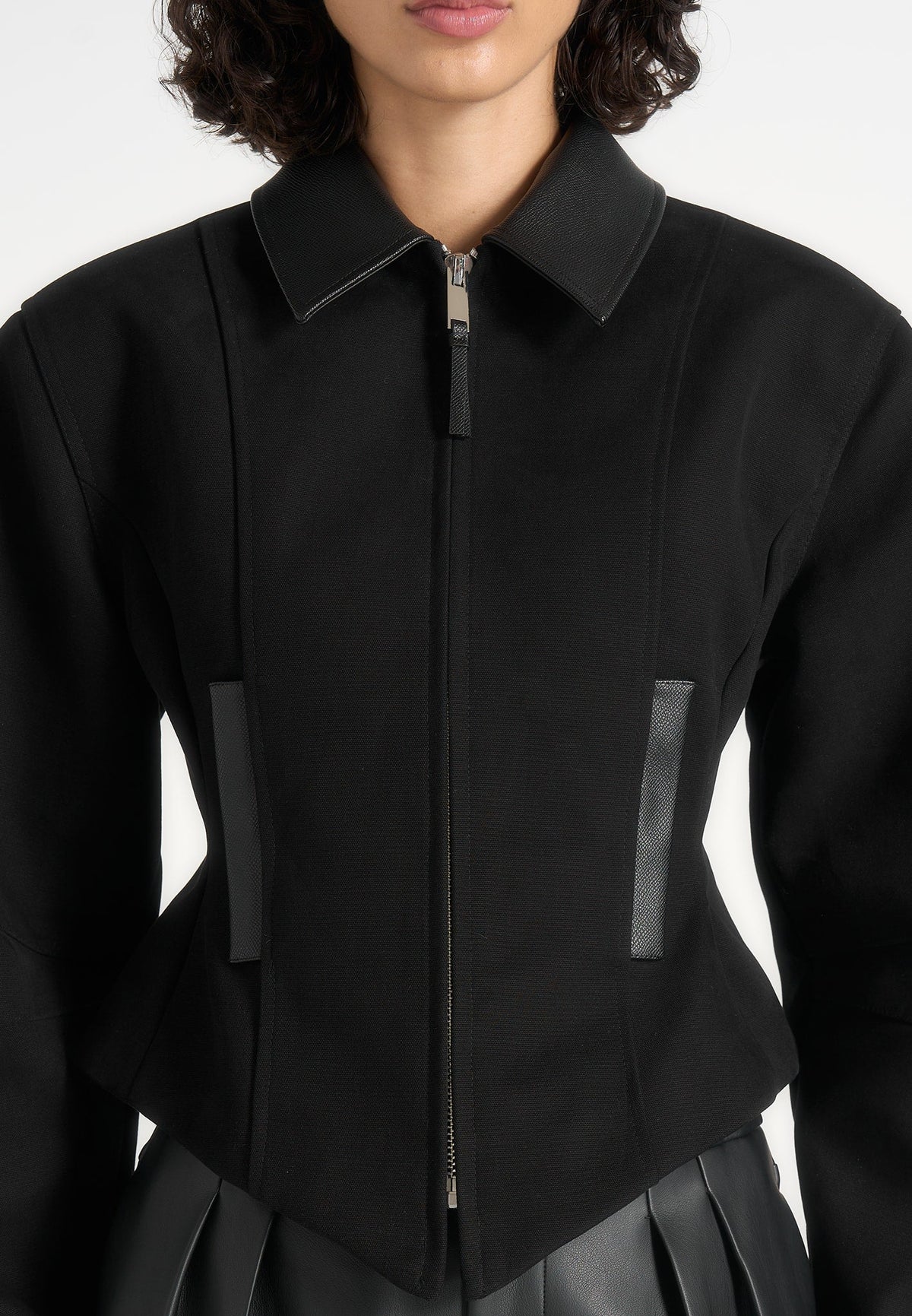 Sky - Hourglass Gabardine Jacket - Black