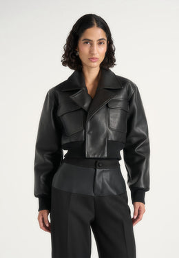 cosette-leather-lapel-bomber-jacket-black