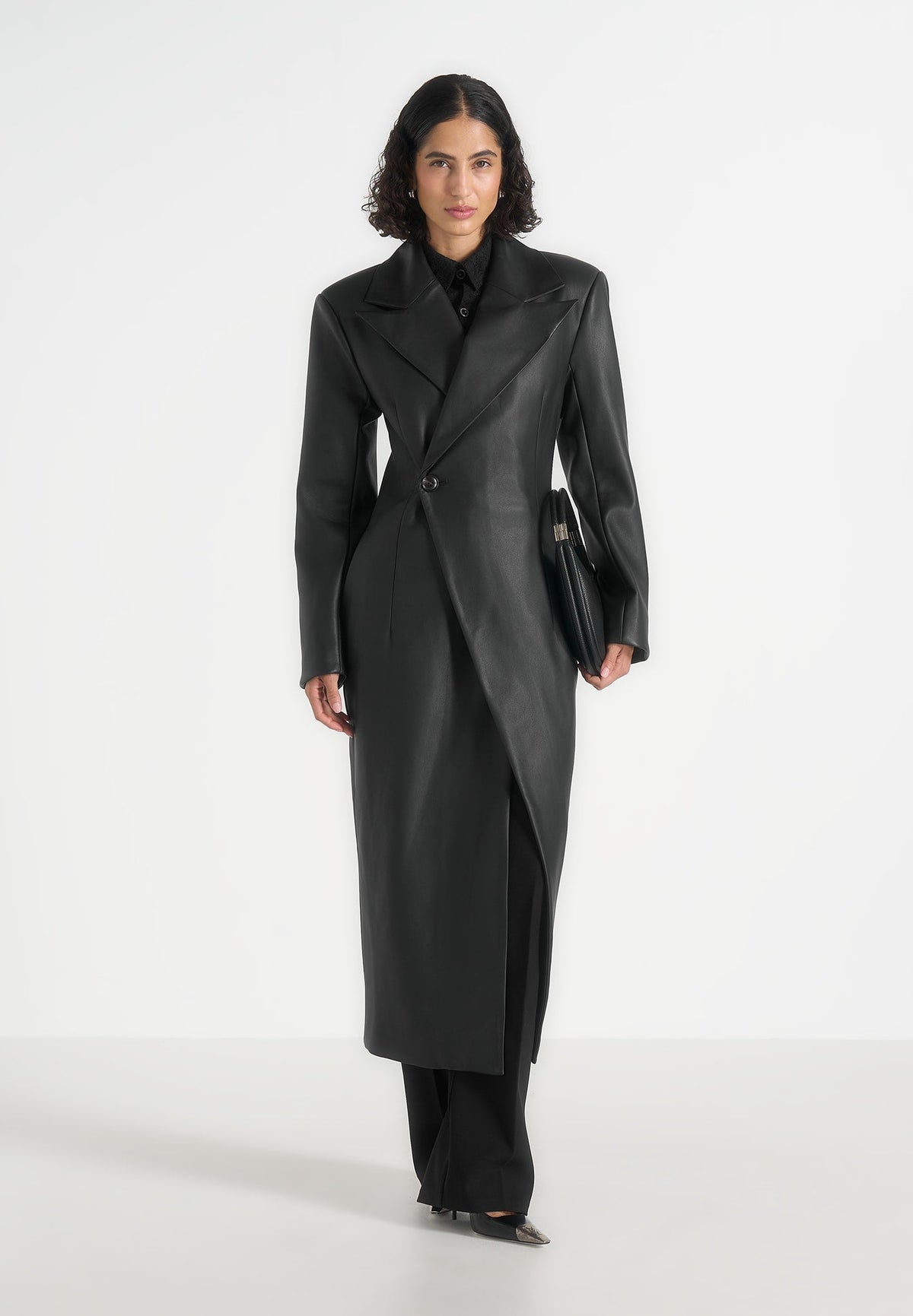 esma-leather-asymmetric-coat-with-cinch-belt-black